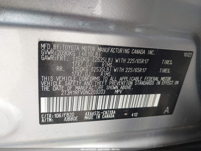 Toyota RAV4 Le