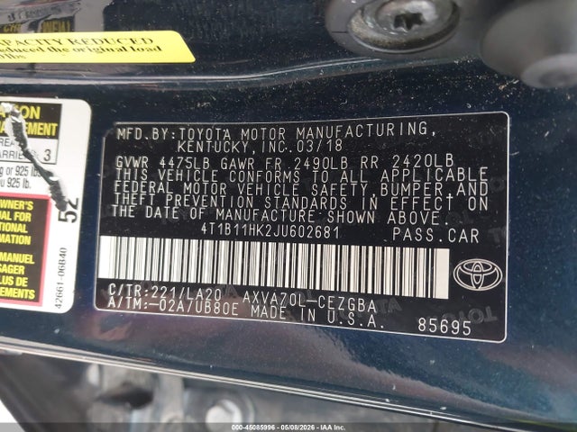 Toyota Camry Xle