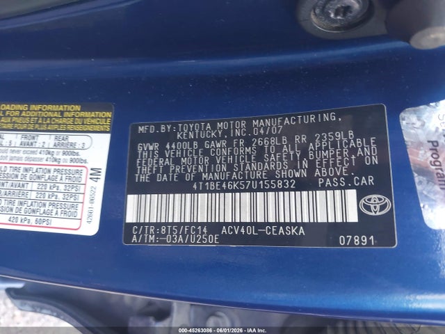 Toyota Camry Se
