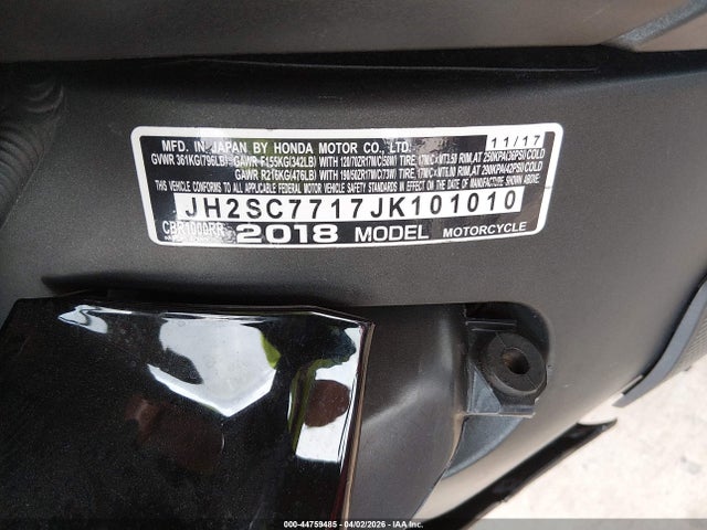 Honda Cbr1000 Rr