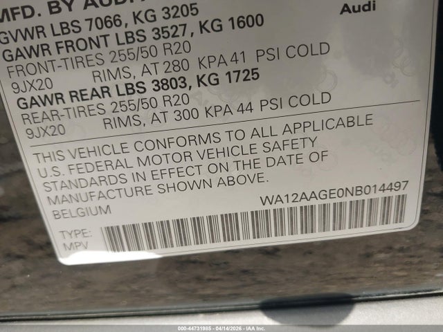 Audi e-tron Premium Plus S Line Quattro