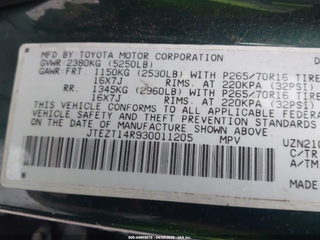 Toyota 4Runner Sr5 Sport V8