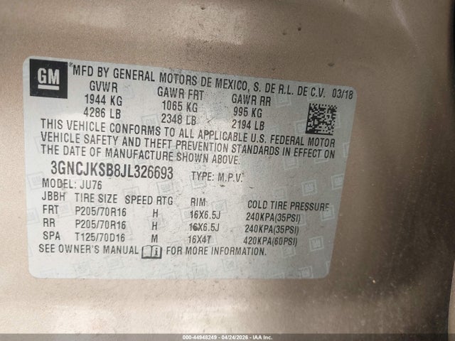 Chevrolet Trax Ls