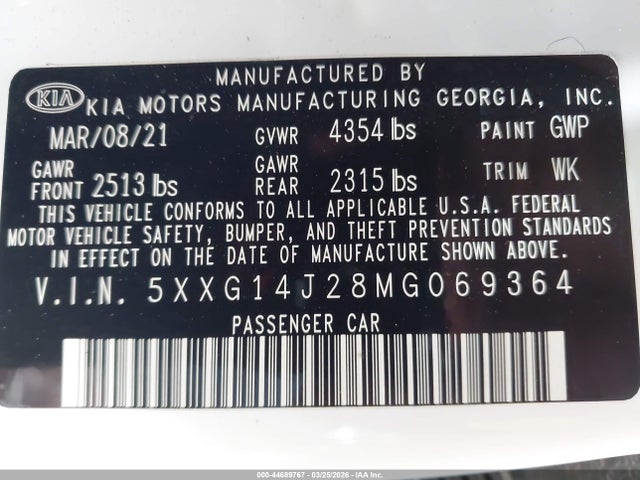 Kia K5 Lxs