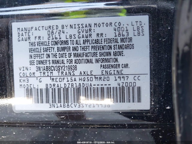Nissan Sentra Sv