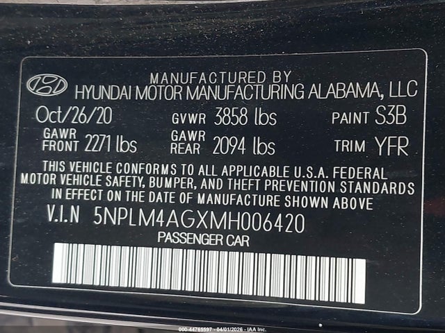 Hyundai ELANTRA Sel