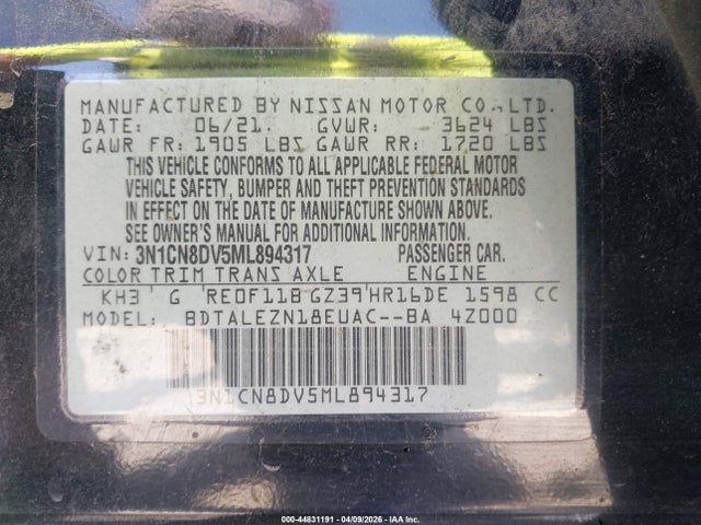 Nissan Versa S Xtronic Cvt