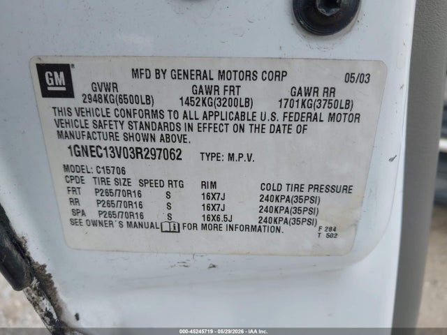 Chevrolet Tahoe Ls