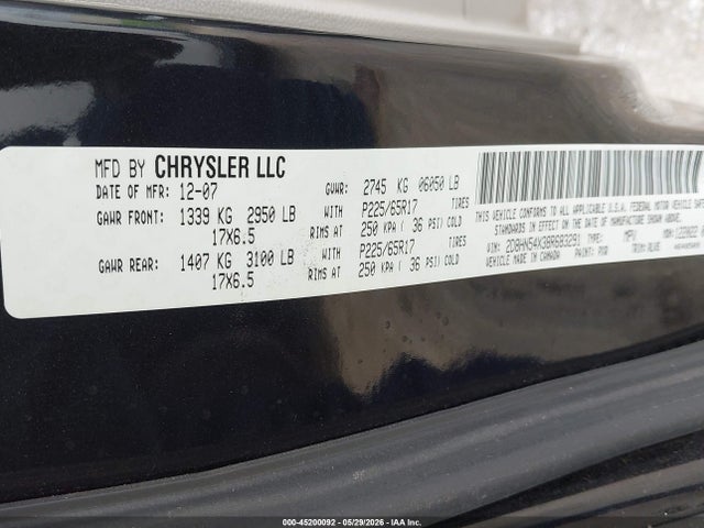 Dodge Grand Caravan Sxt