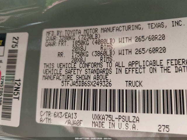 Toyota Tundra Limited