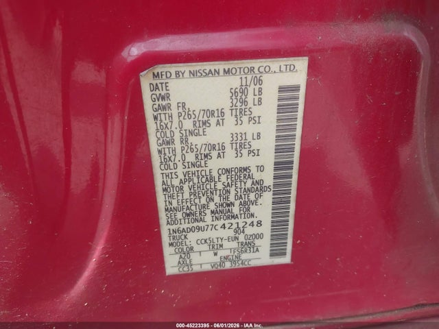 Nissan Frontier Se