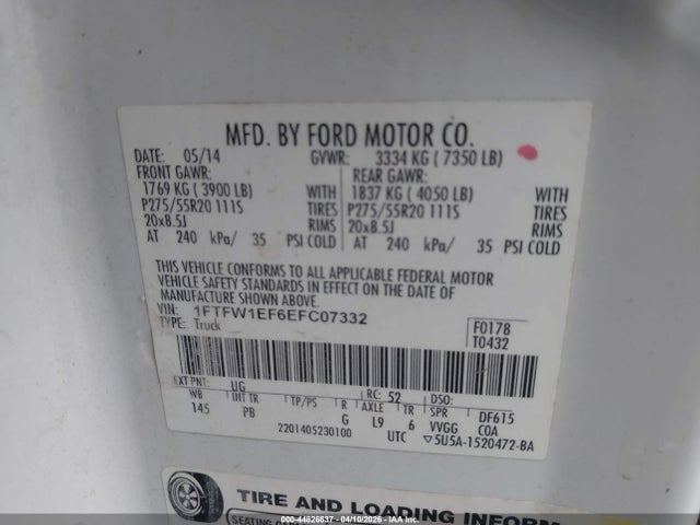 Ford F-150 Platinum