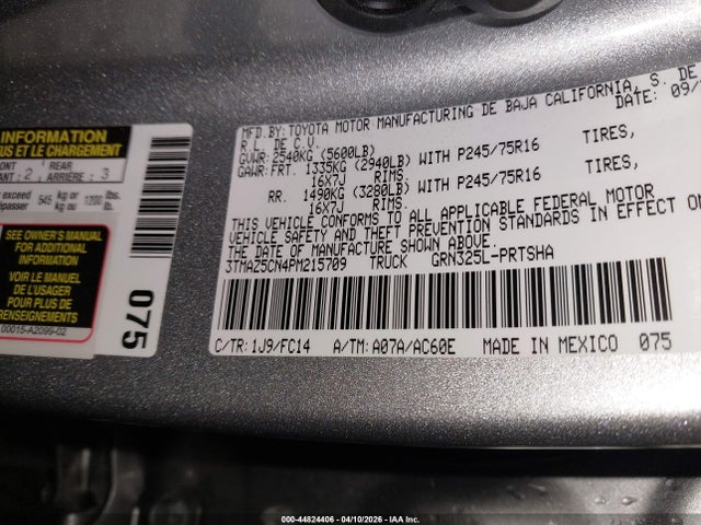 Toyota Tacoma Sr5 V6