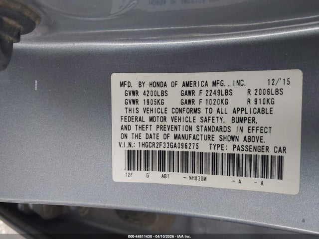Honda Accord Lx