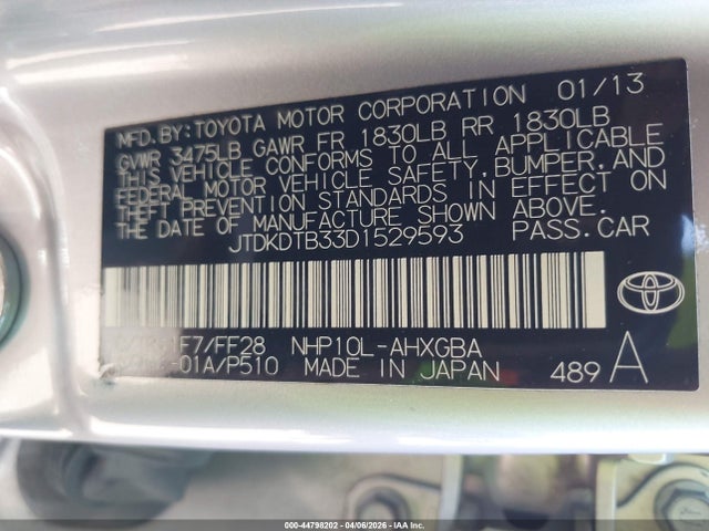 Toyota Prius c Three