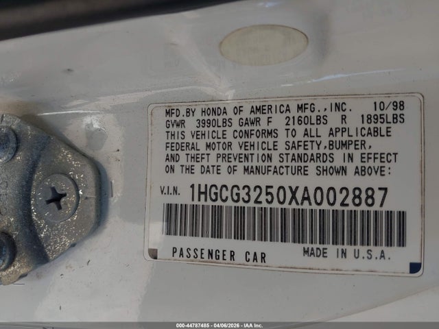 Honda Accord Ex