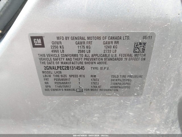 Chevrolet Equinox 2lt