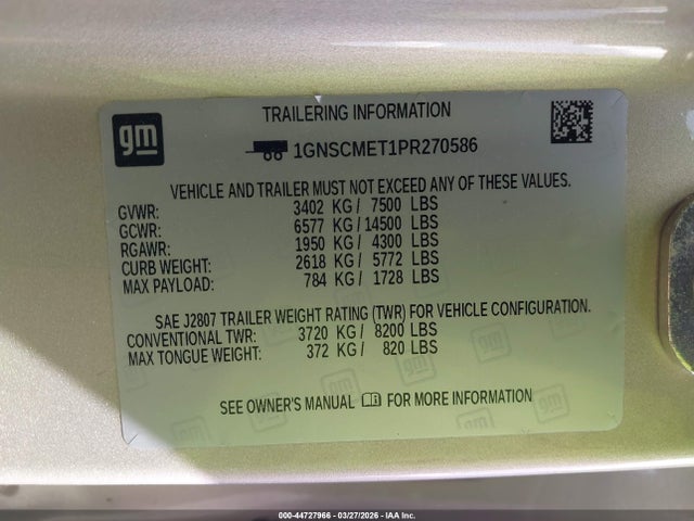 Chevrolet Tahoe 2wd Ls