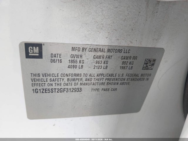 Chevrolet Malibu 1lt