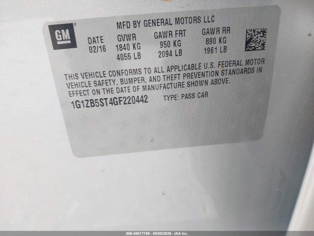 Chevrolet Malibu Ls
