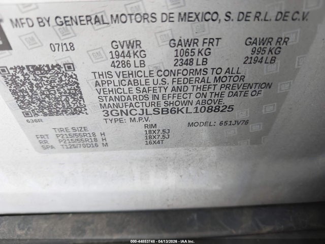 Chevrolet Trax Lt