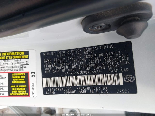 Toyota Camry Xse
