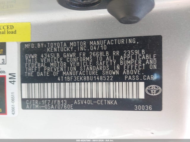 Toyota Camry Le