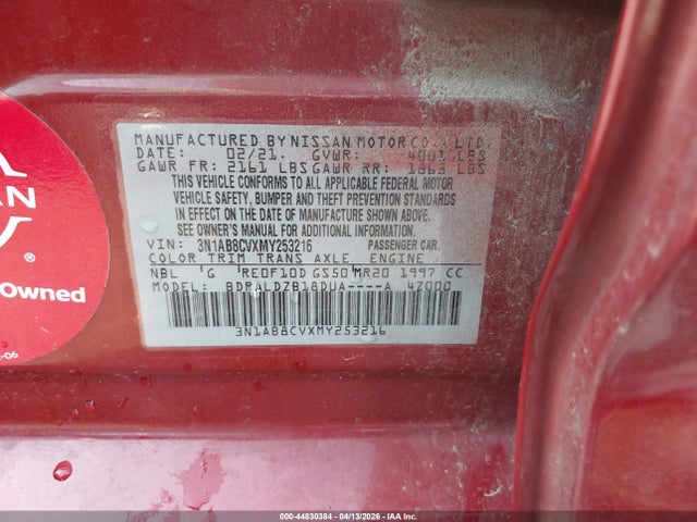 Nissan Sentra Sv Xtronic Cvt
