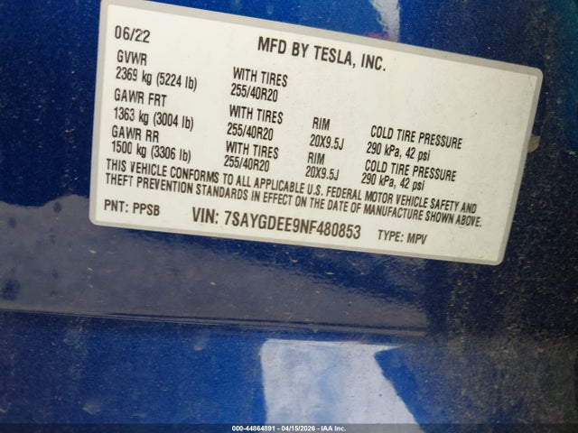 Tesla Model Y Long Range Dual Motor All-wheel Drive