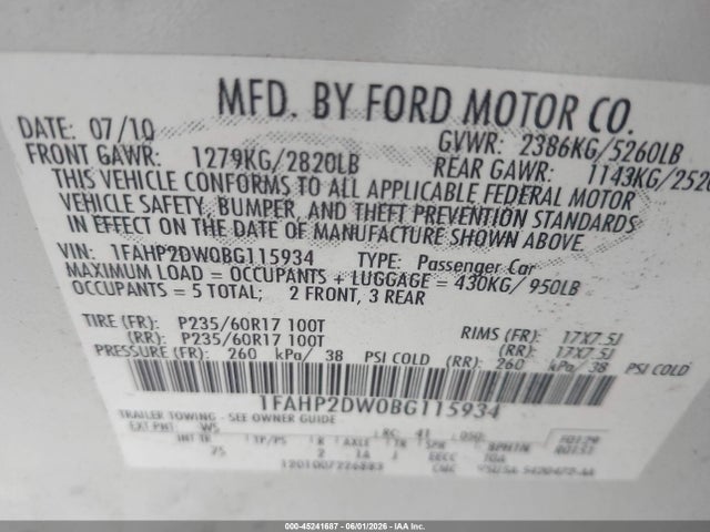 Ford Taurus Se