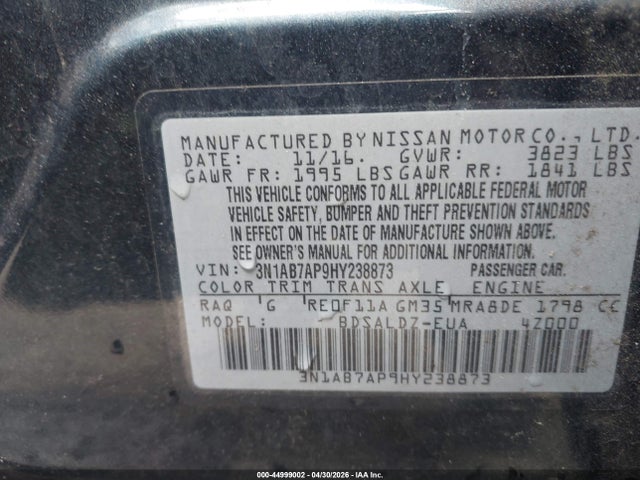 Nissan Sentra Sv