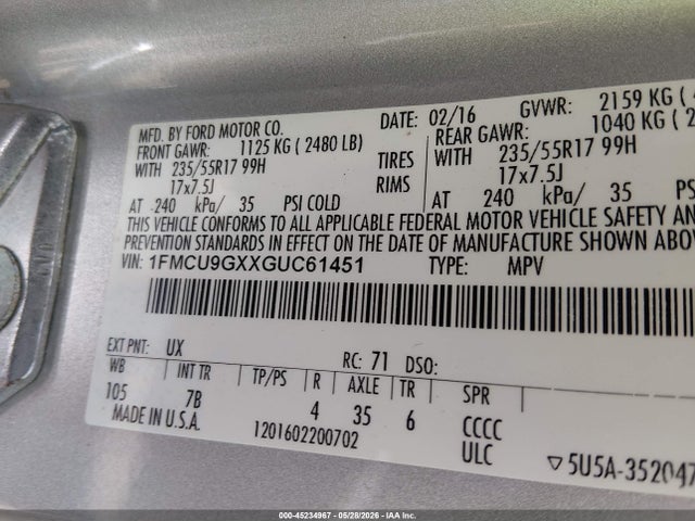 Ford Escape Se