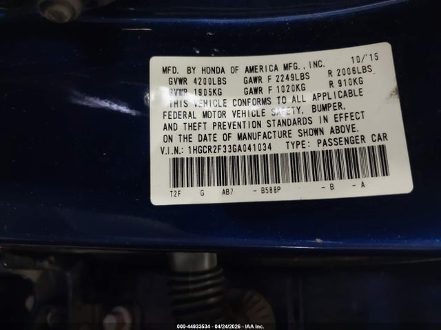 Honda Accord Lx