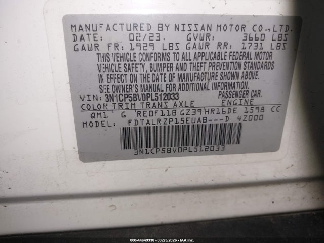 Nissan Kicks S Xtronic Cvt