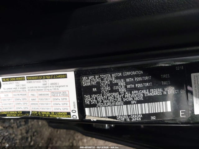 Toyota 4Runner Sr5
