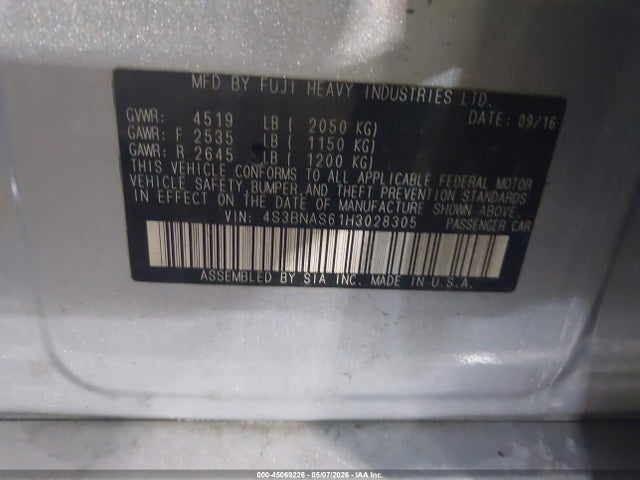 Subaru Legacy 2.5i Sport
