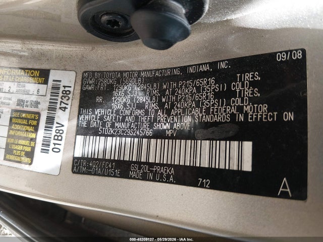 Toyota Sienna Le
