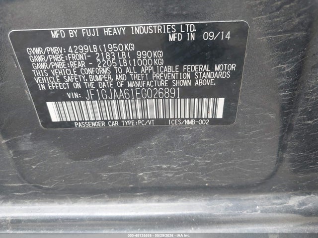 Subaru Impreza 2.0i