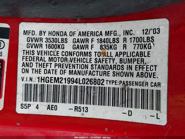 Honda Civic Ex