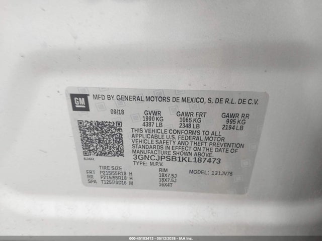 Chevrolet Trax Lt