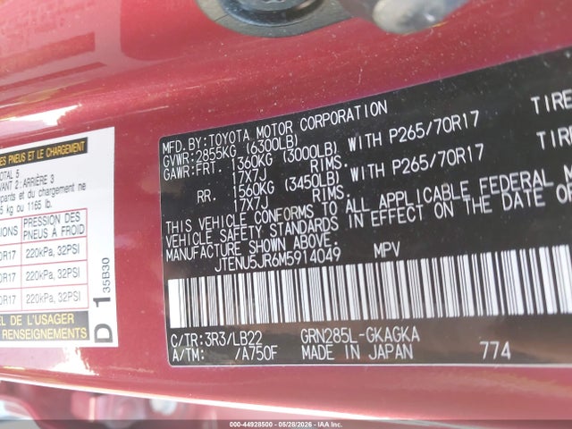 Toyota 4Runner Sr5 Premium