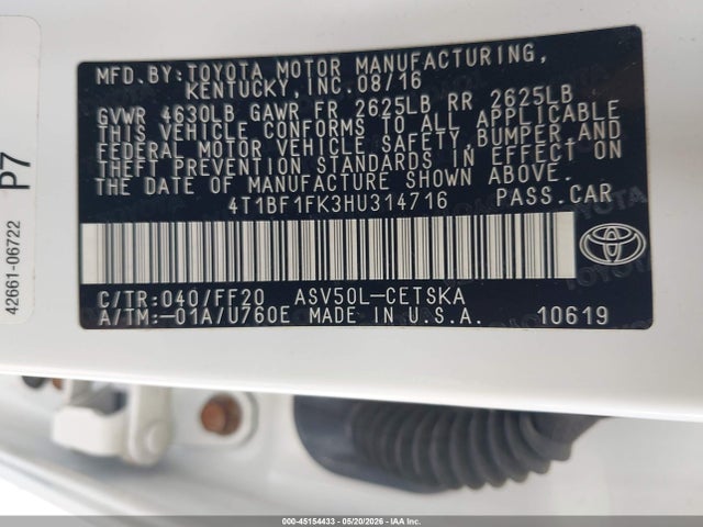 Toyota Camry Se