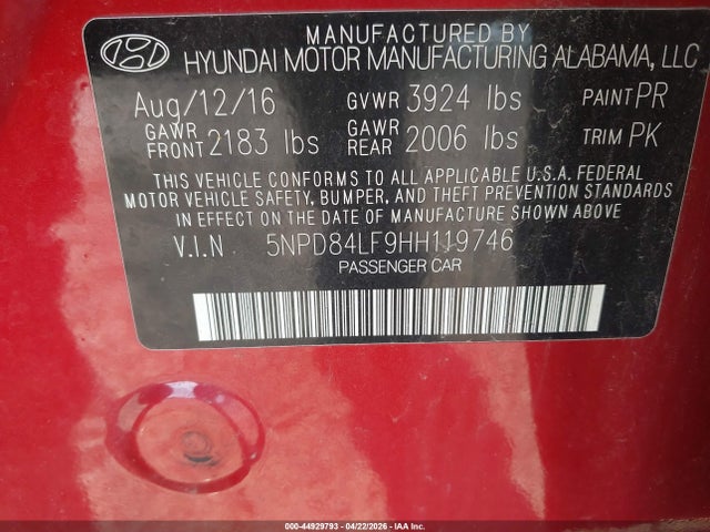 Hyundai ELANTRA Se