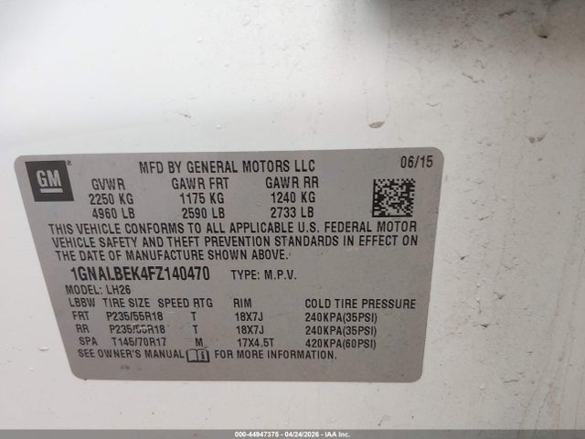 Chevrolet Equinox 1lt