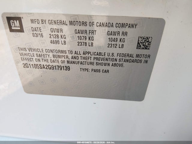 Chevrolet Impala 1lt