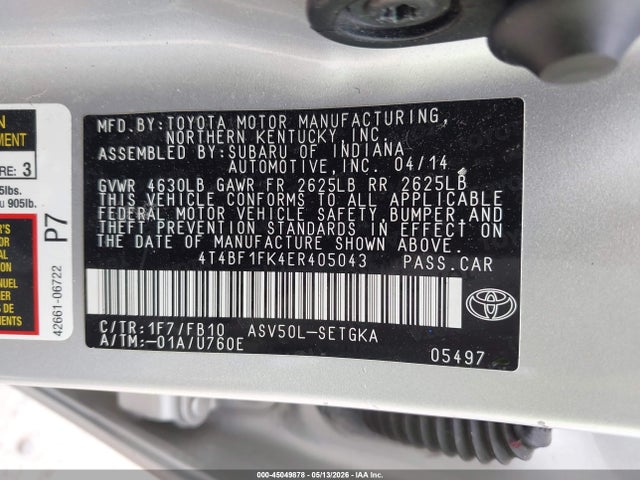 Toyota Camry Xle