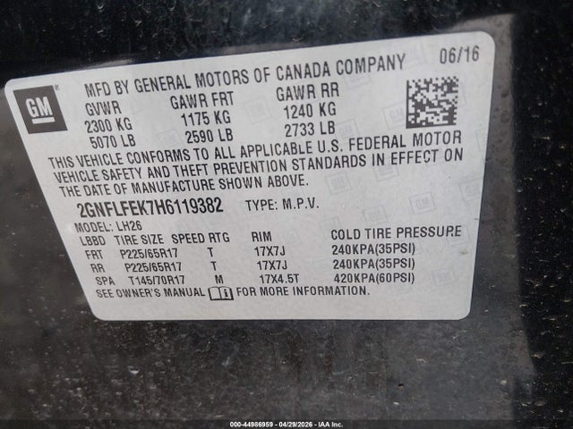 Chevrolet Equinox Lt