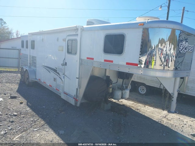 Salvage Exxiss Aluminum Trailers 6308 Horse Trailer Image