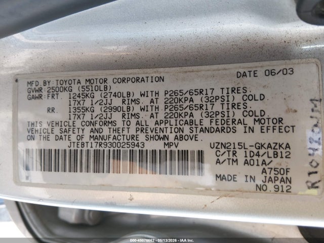 Toyota 4Runner Limited V8