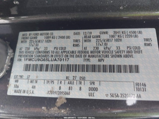 Ford Escape Se